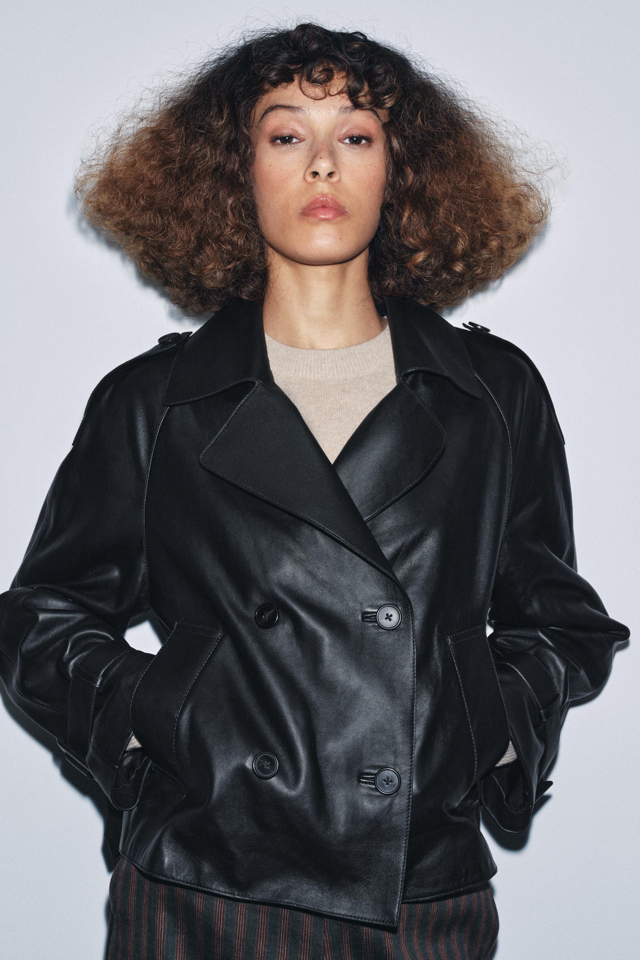 LEATHER JACKET ZW COLLECTION LIMITED EDITION